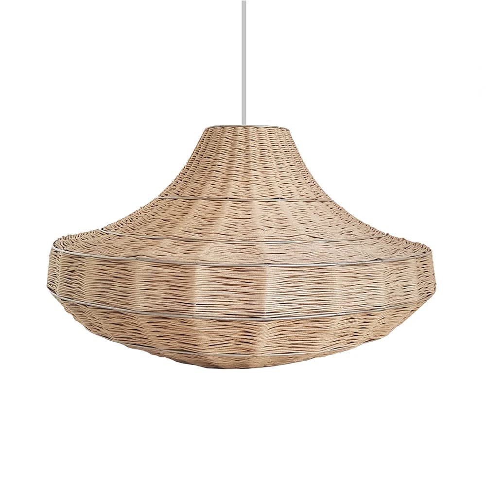 Wire World Ashley Freeform Roped Pendant - Natural