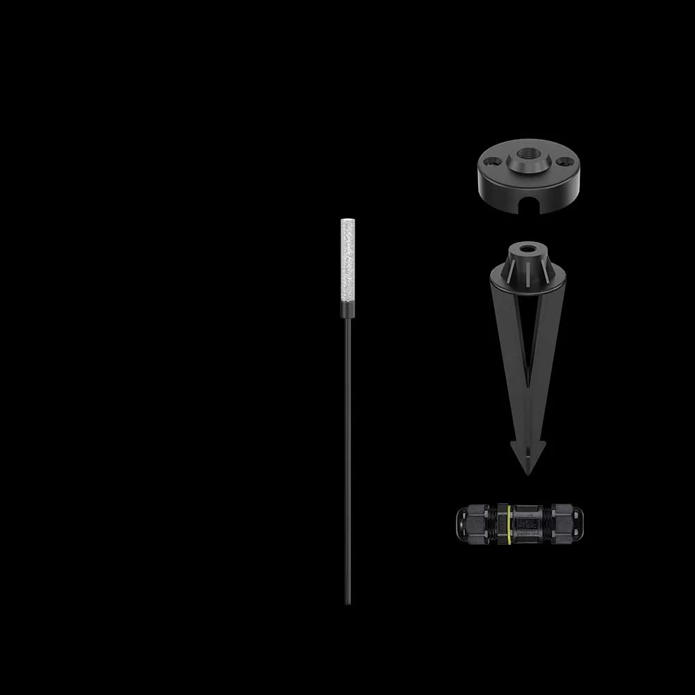 K. Light Pixie LED Bubble Tube Spike 3W 750mm - Black
