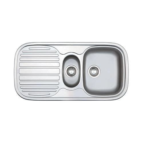 Franke Quinline QLX651 Stainless Steel Double Bowl Inset Sink 500x970mm