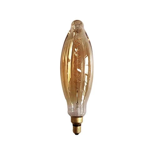Radiant LED Filament Bulb E27 8W 840lm 2700K - Amber