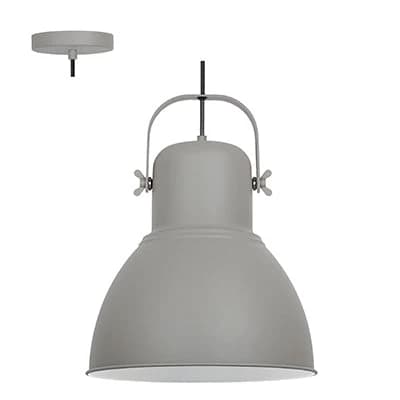 Radiant Steel 40W Cone Pendant