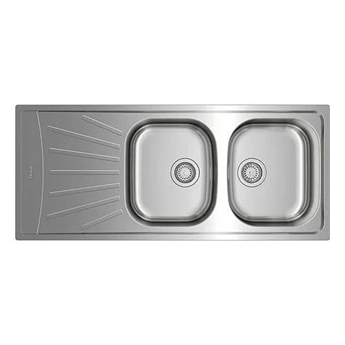 Teka Starbright Double Bowl Inset Sink - Stainless Steel