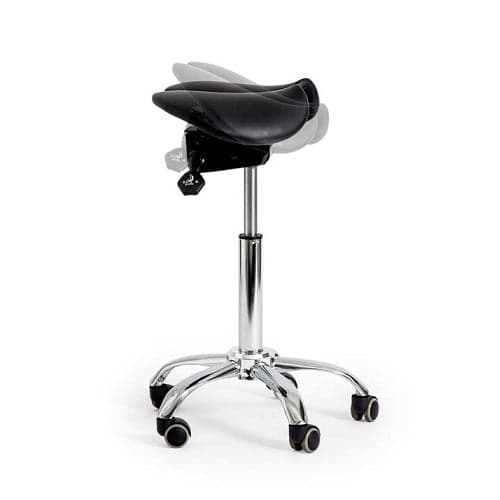 Ergo Saddle Chair with Seat Tilt