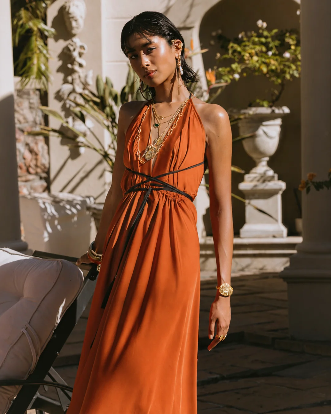 Burnt Orange - Ibiza Dress