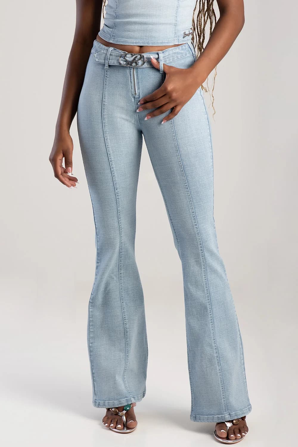 DANIELLE SKINNY FLARE JEANS