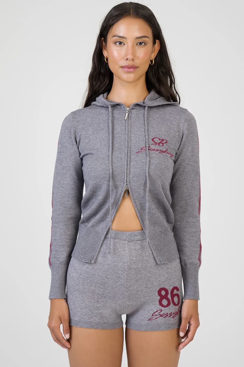 MOST LOVED ZIP THROUGH KNIT SWEATER