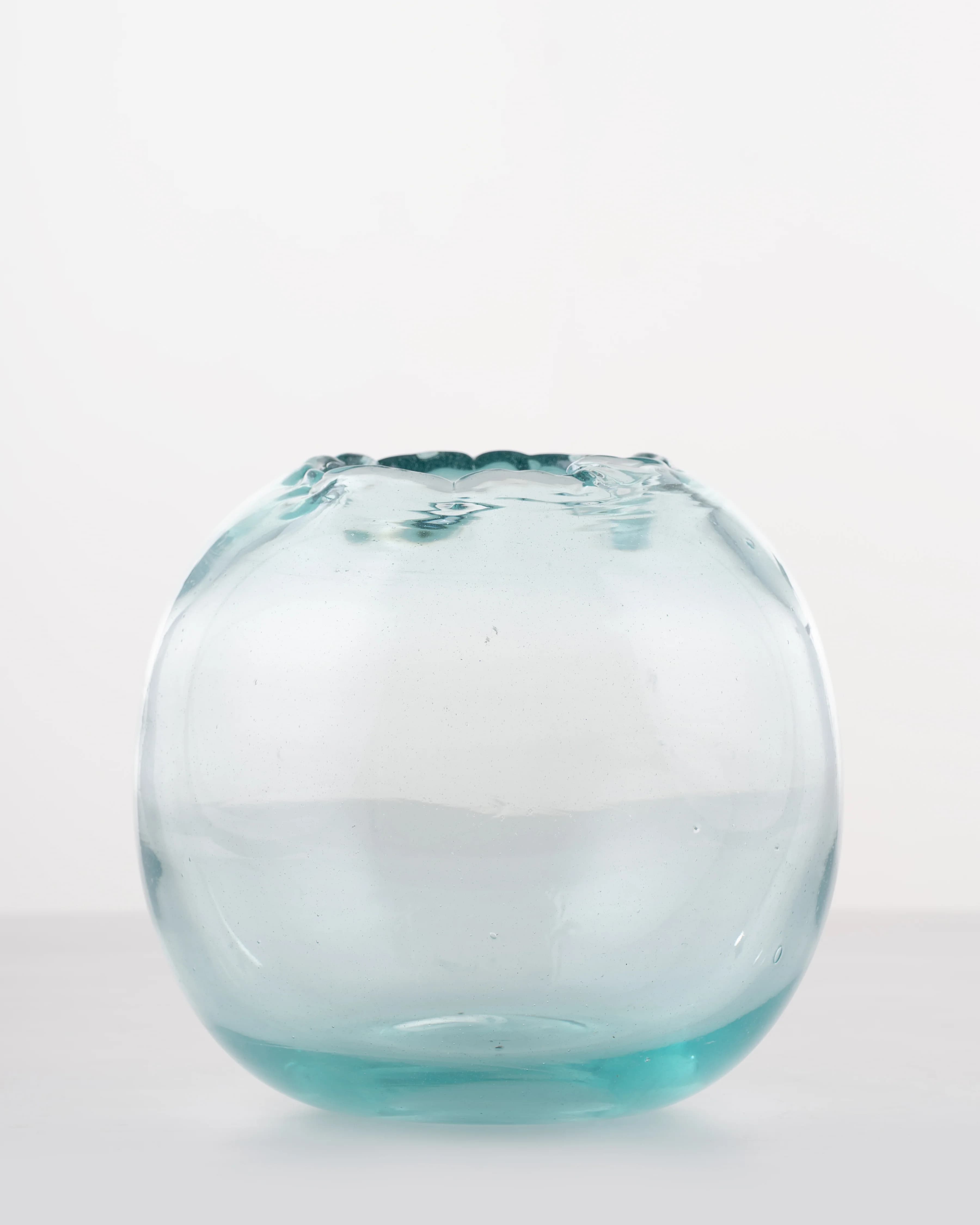 Ripple Edge Glass Vase | Large
