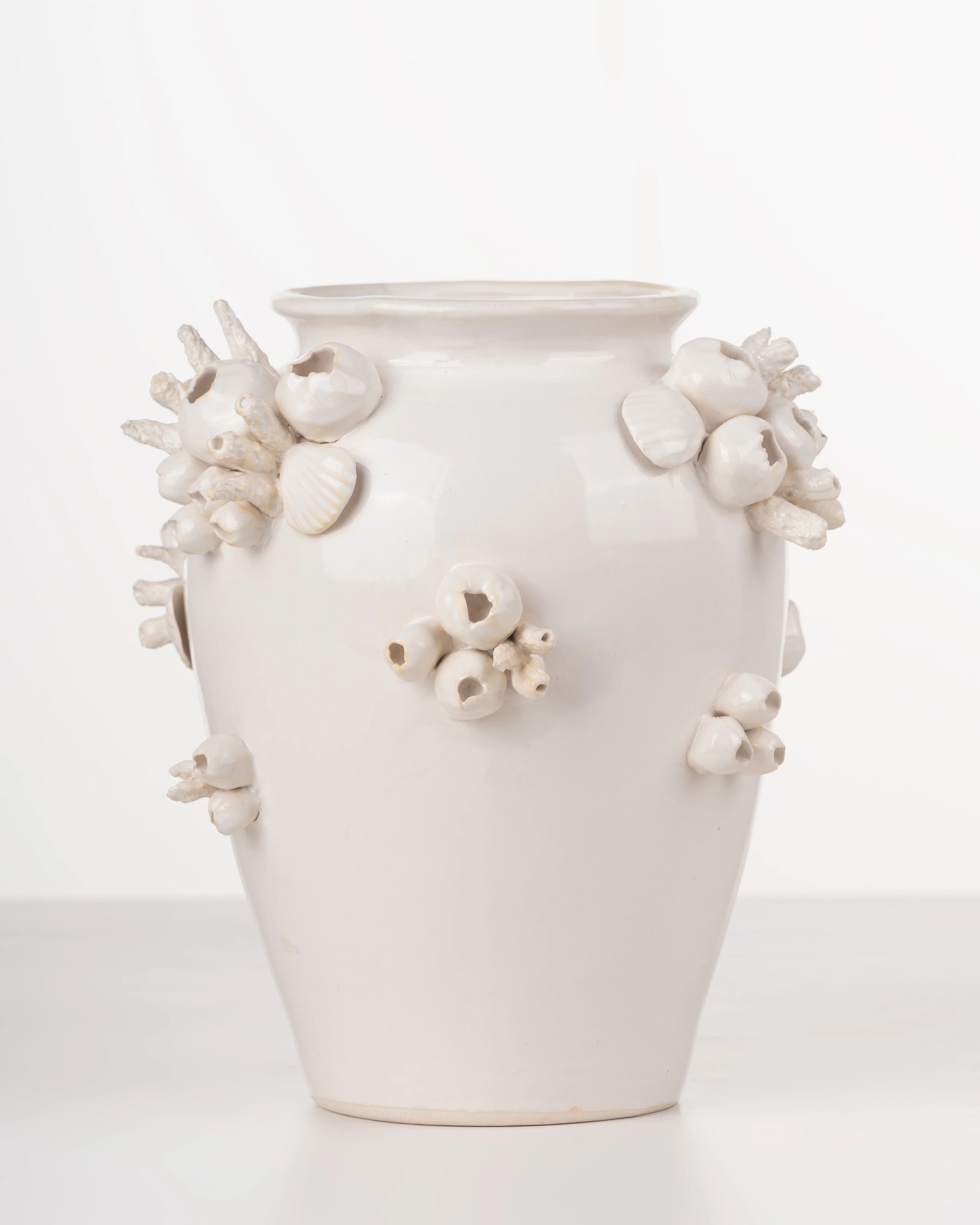 Coral Ceramic Vase