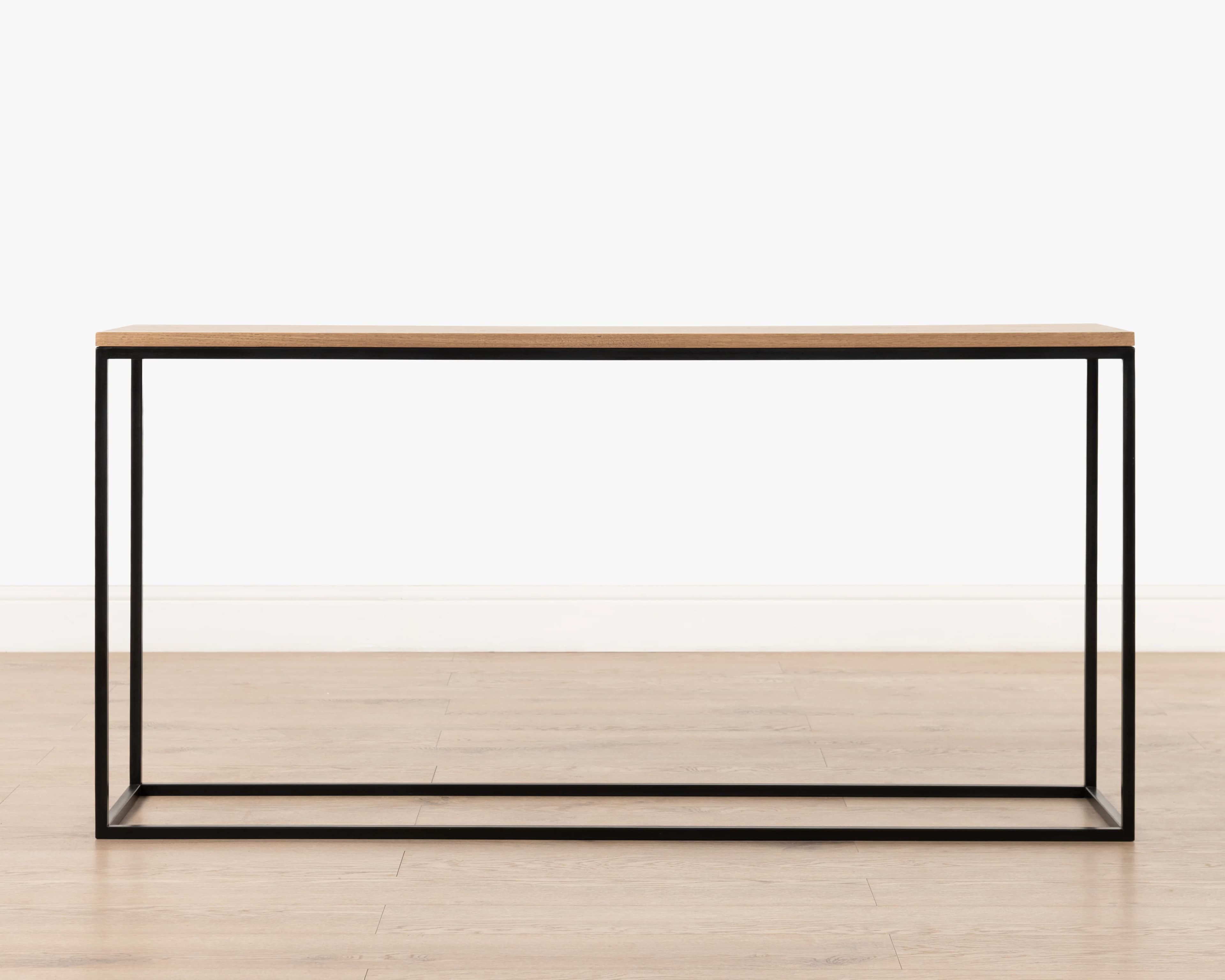 Manhattan Console | Weathered Oak & Black Matt