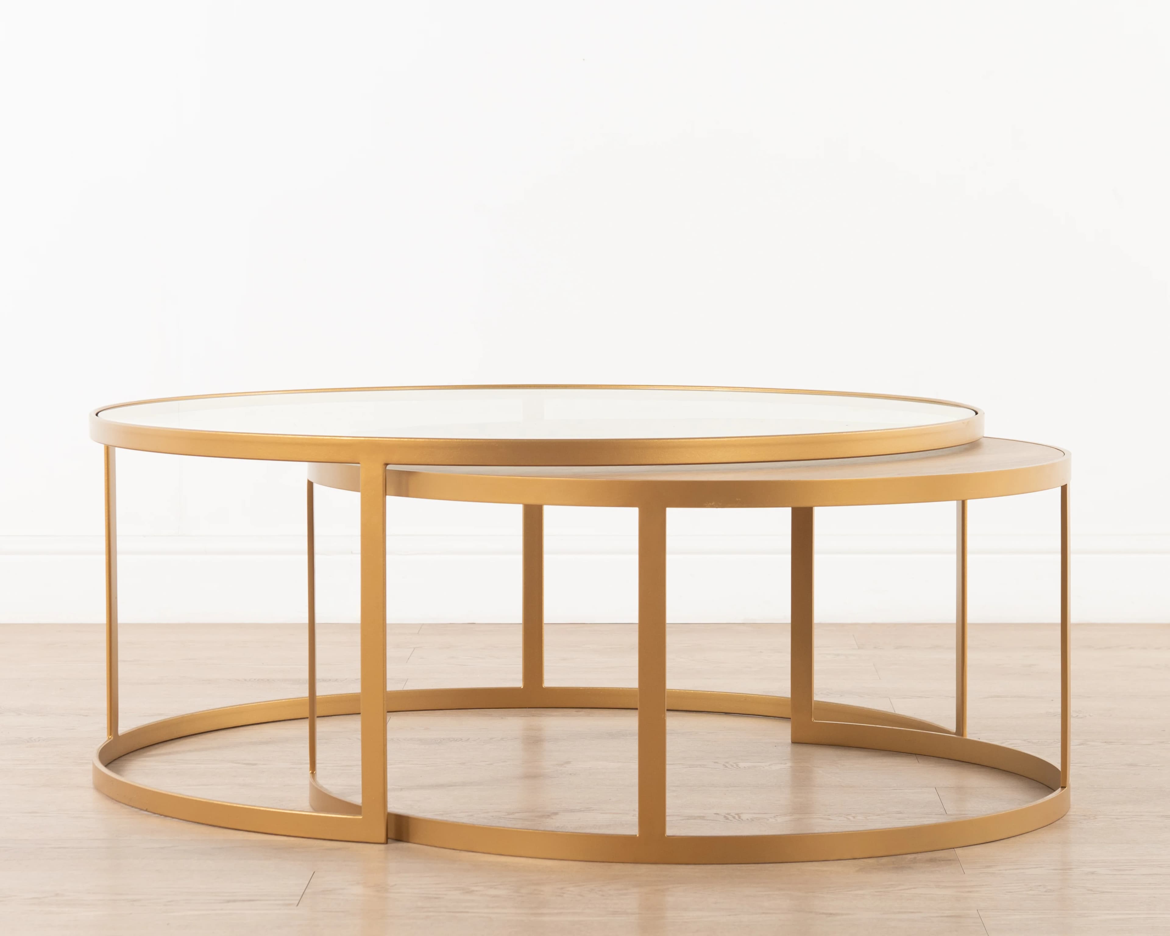 Manhattan Nested Coffee Table | Gold