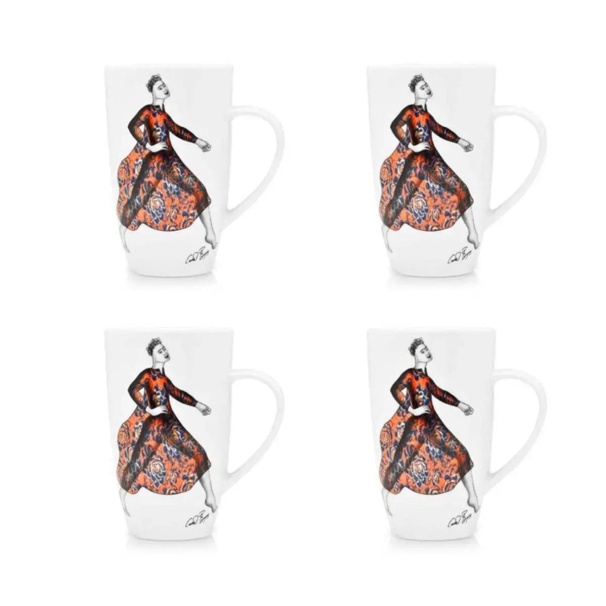 Mug Set Of 4 - Glide