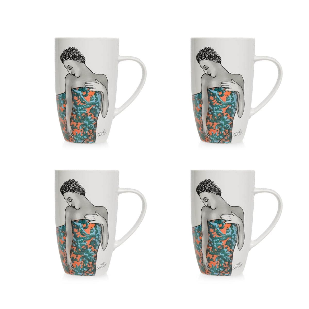 Mug Set Of 4 - Strength