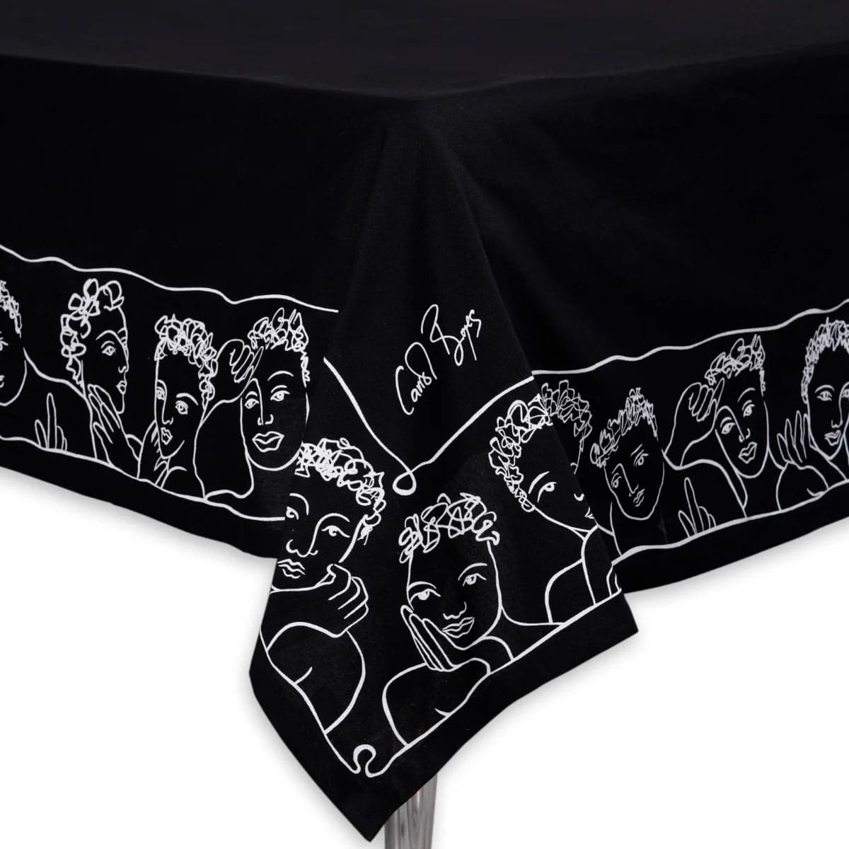Tablecloth 160 X 300 - Well Framed - Black