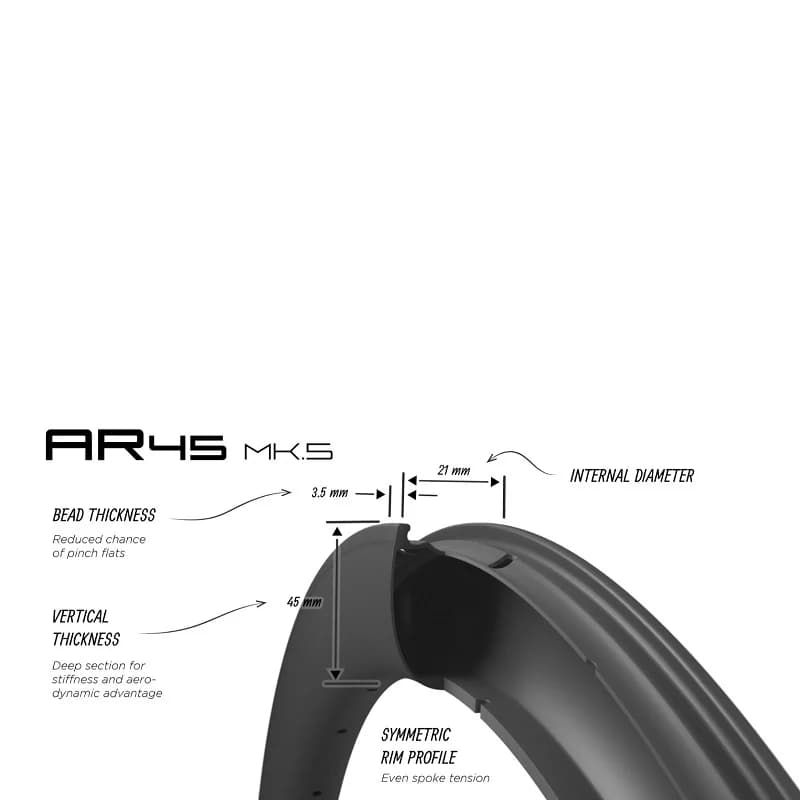 CSIXX AllRoad AR45 9Series MK5 Carbon Rims