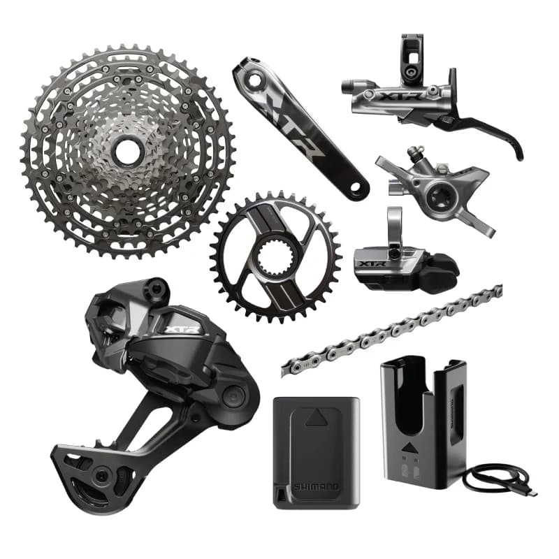 SHIMANO XTR M9200 Di2 12-Speed Wireless Groupset (Down Country Brakes)