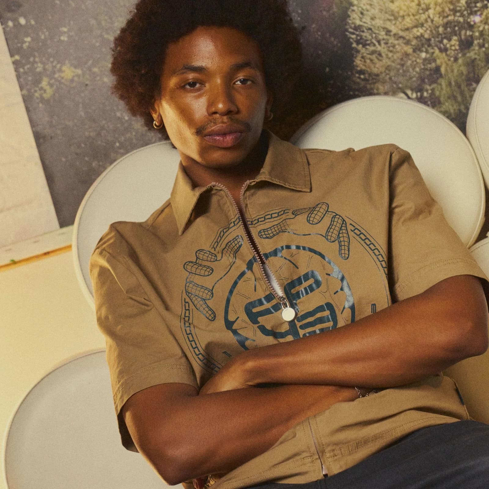 L1M1T Shirt  - Beige