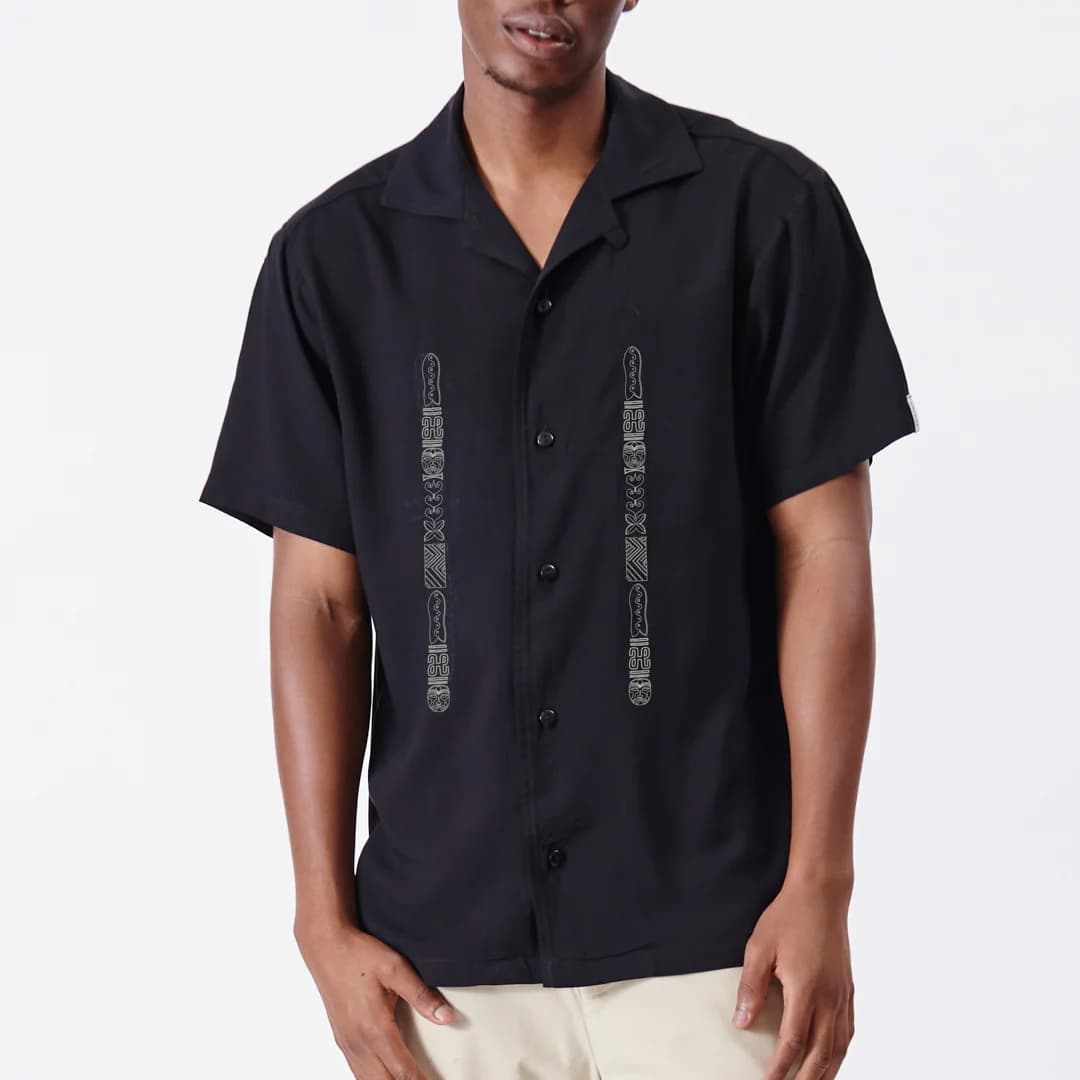 Cuban Short Sleeve Woven Shirt
