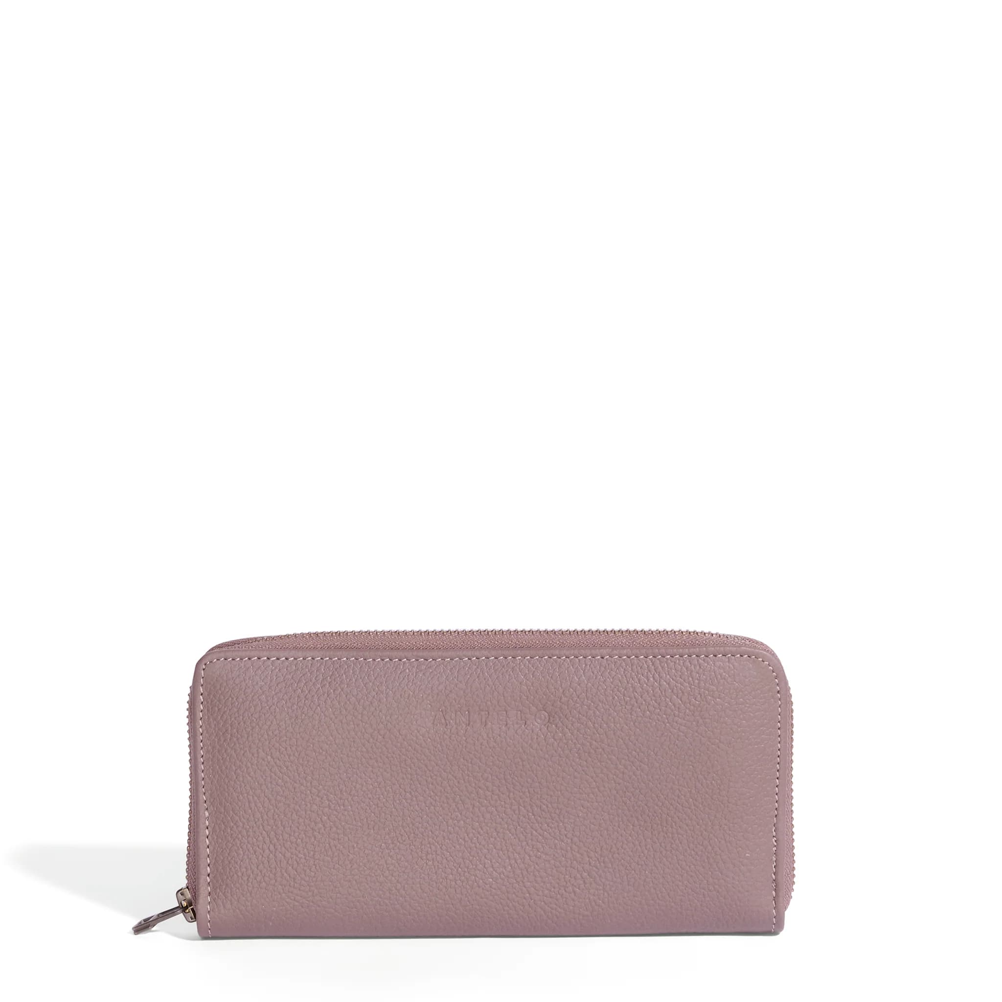 Hayley leather zip-around wallet