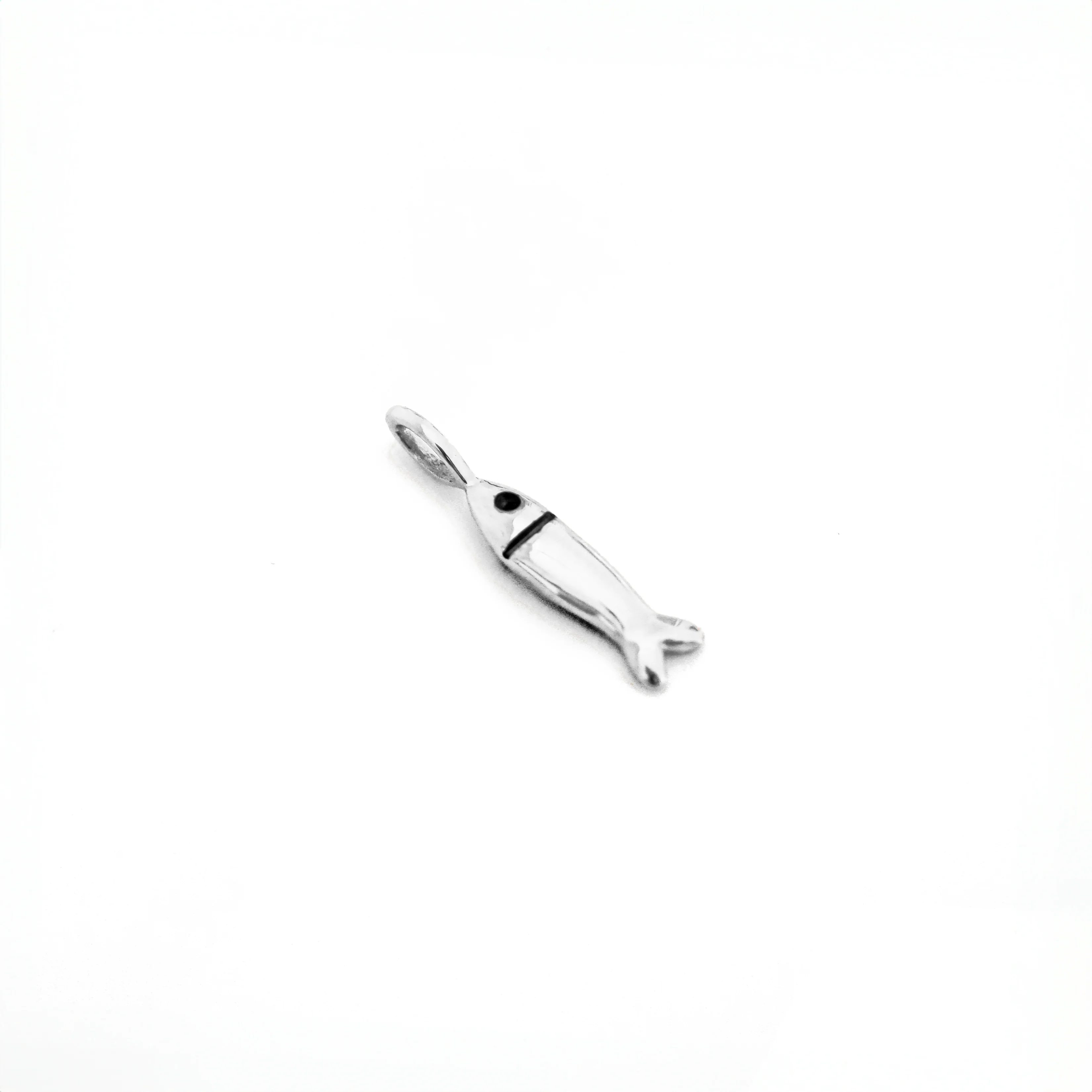 The Lucky Fish Charm in Silver