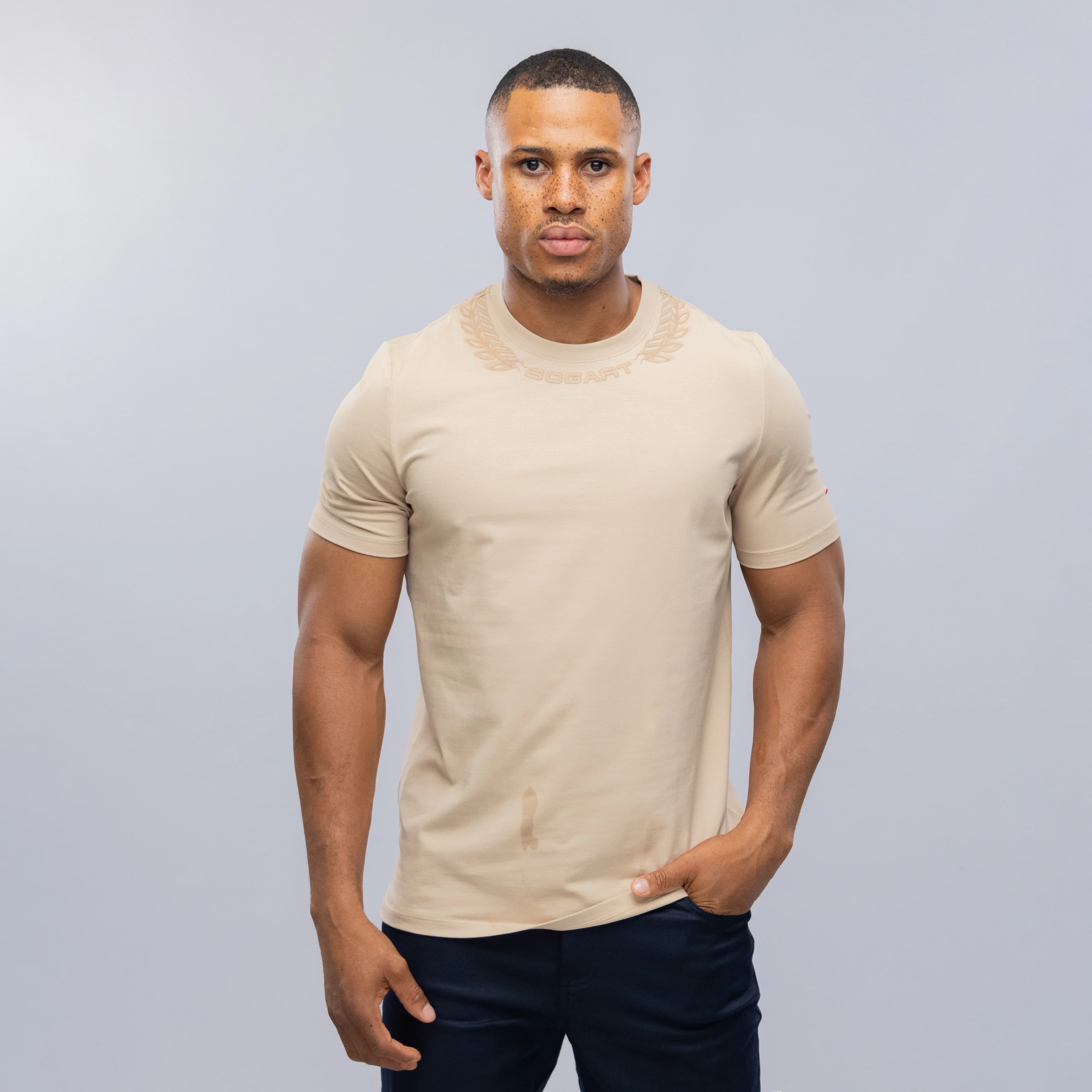 Bogart Aviator Badge Detail Tee