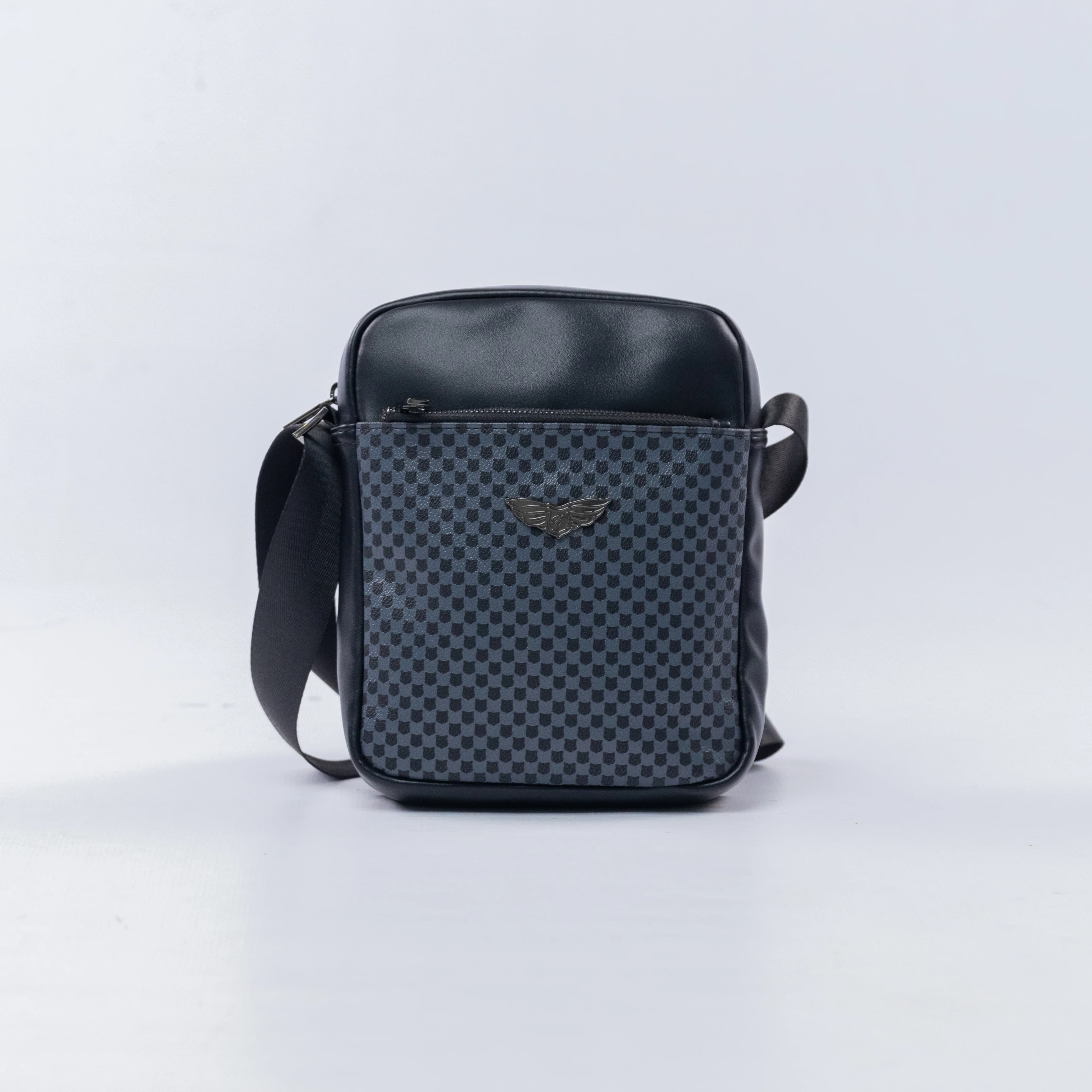 Bogart Noir Damier Crossbody Bag