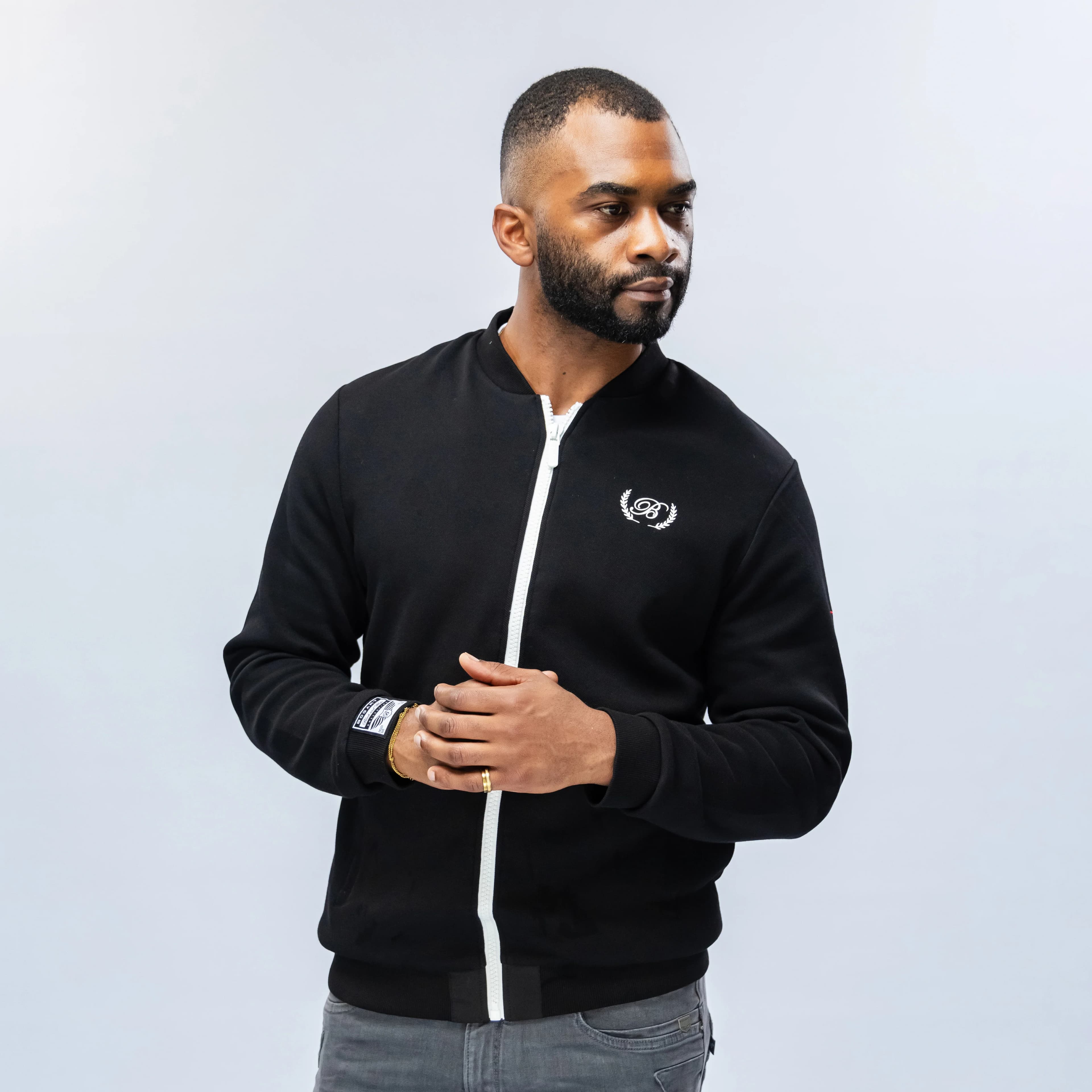 Bogart Black & white Collection Night Rider Jacket