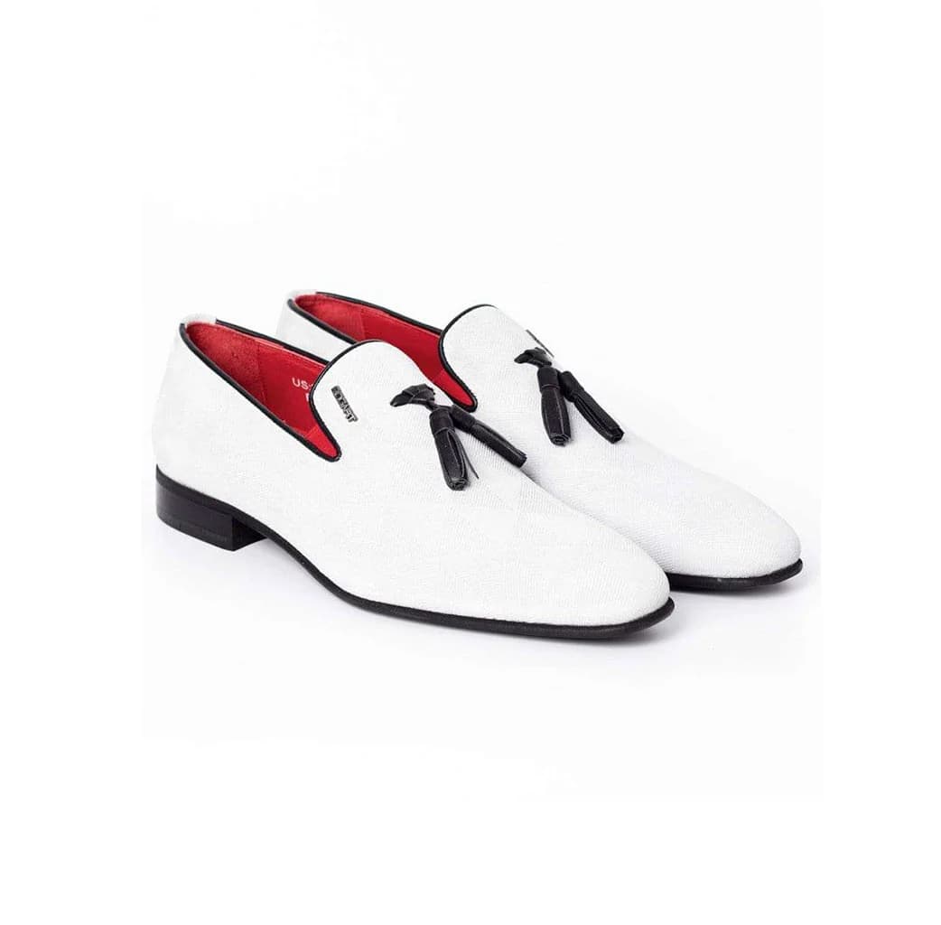 Bogart Man Velvet Tassel Loafers