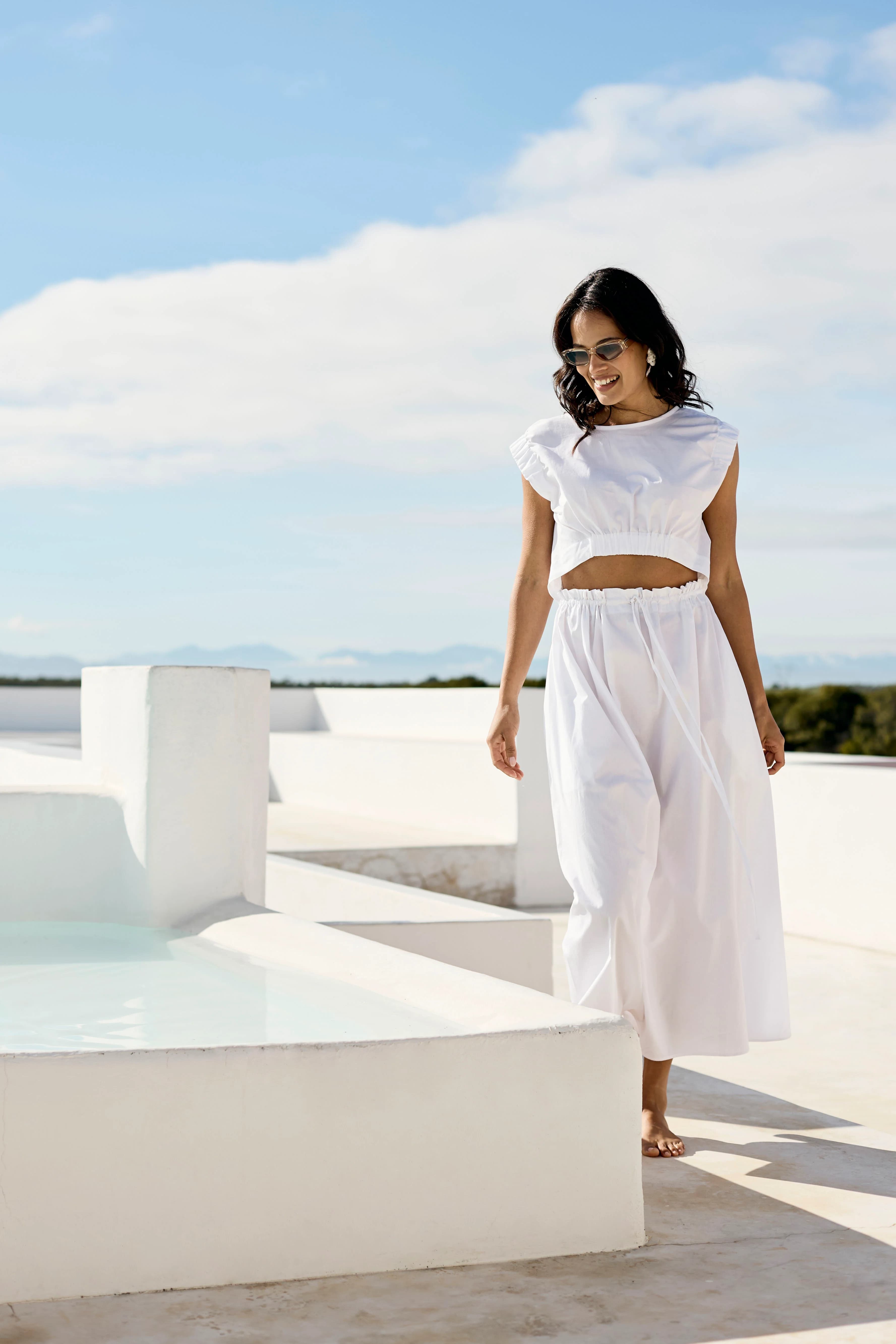 Bay Dress | White