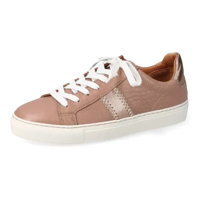 Tripoli : Ladies Leather Sneaker in Timber & Sabbia