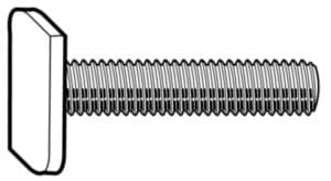 Toolcraft | T-Track Bolts M8 68mm 10Pk