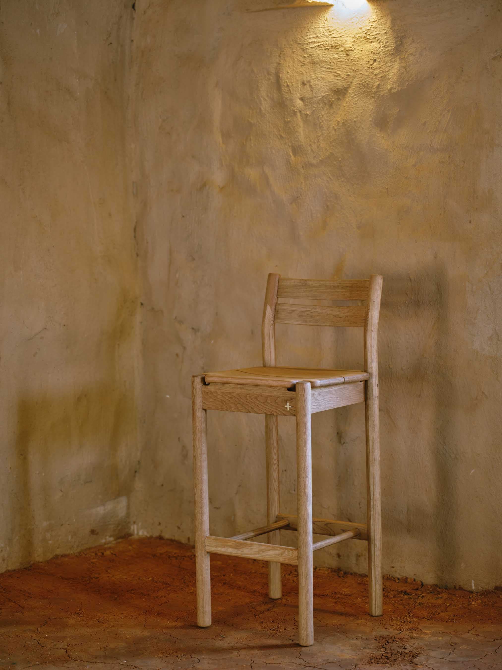 Workshop Sale - Tulbagh Bar Chair - Rattan Seat