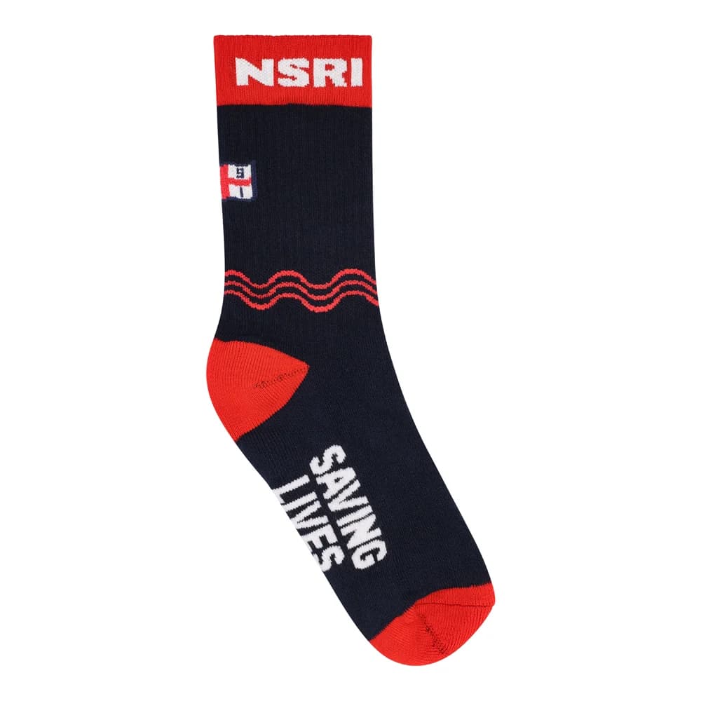 Saving Lives Socks Navy