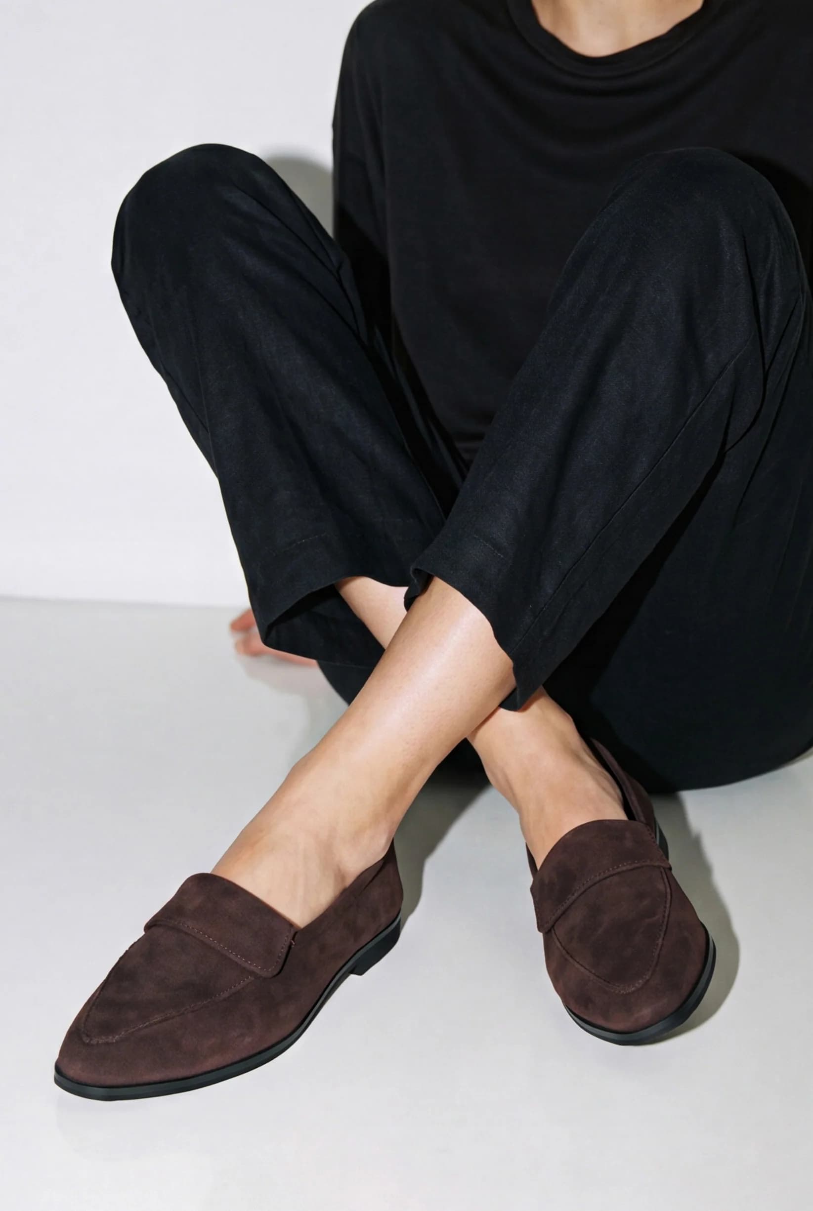 Fold over Pointed - Moccasin