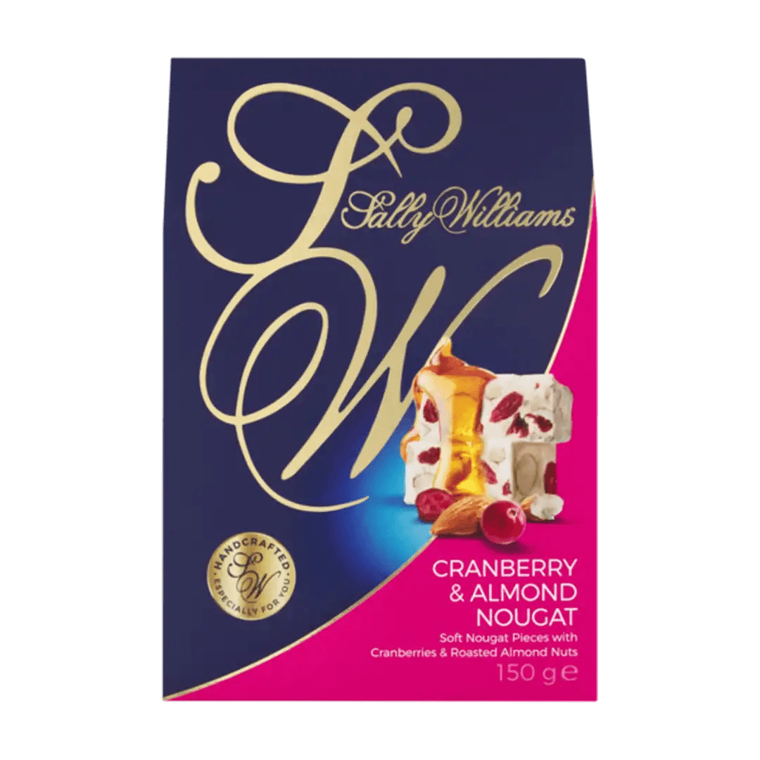 Sally Williams Cranberry & Almond Nougat, 150g
