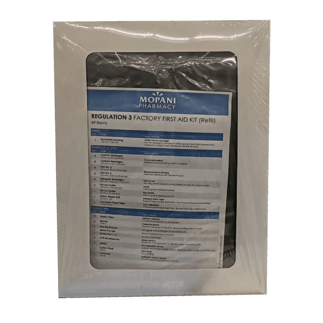 Mopani First Aid Regulation 3 Refill