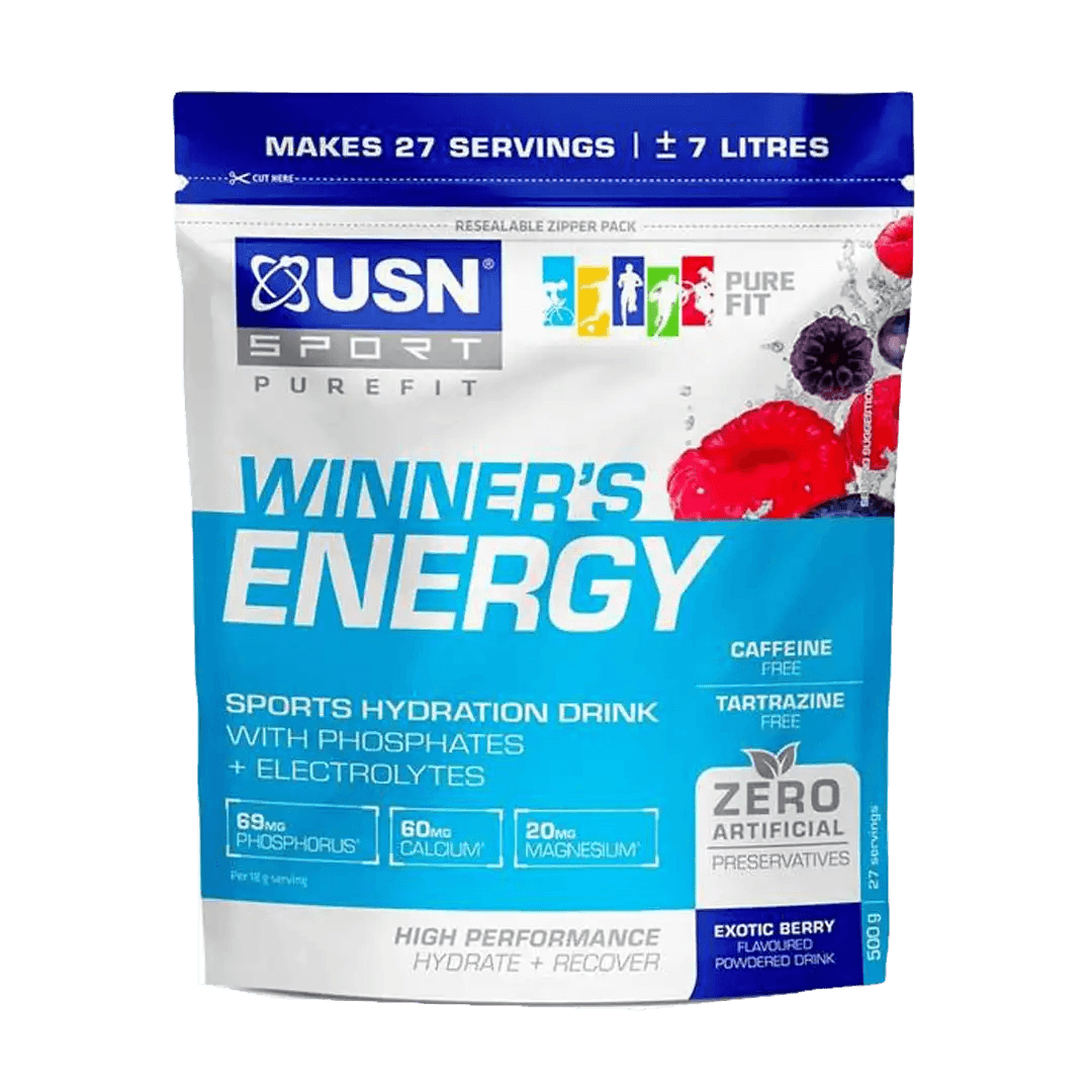 USN Winner's Energy Exotic Berry Bag, 500g