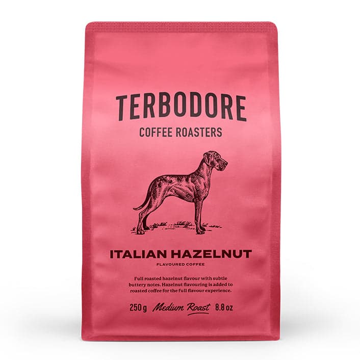 Terbodore Italian Hazelnut Coffee Beans, 250g