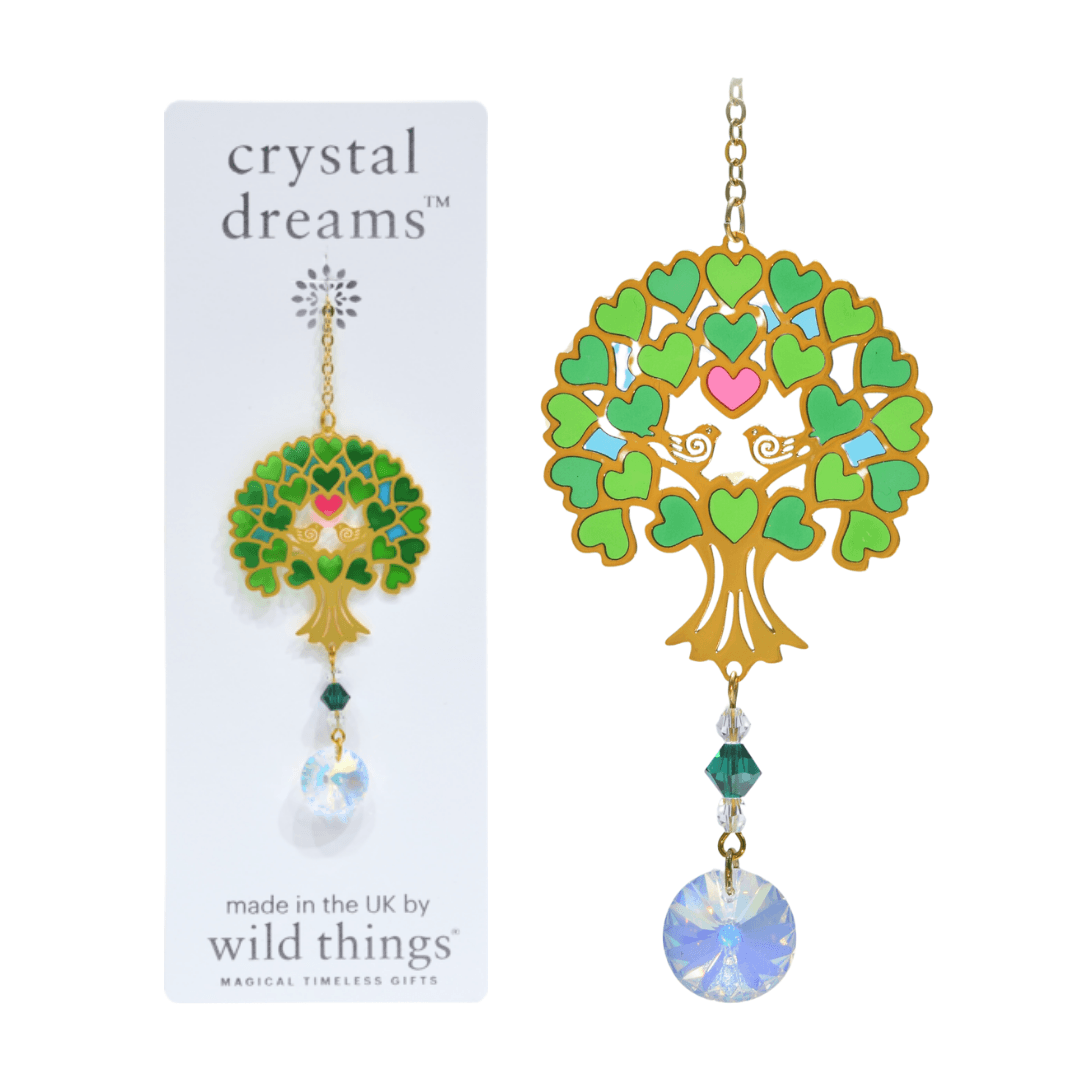 Crystal Dreams Tree of Life Suncatcher (assorted colours)
