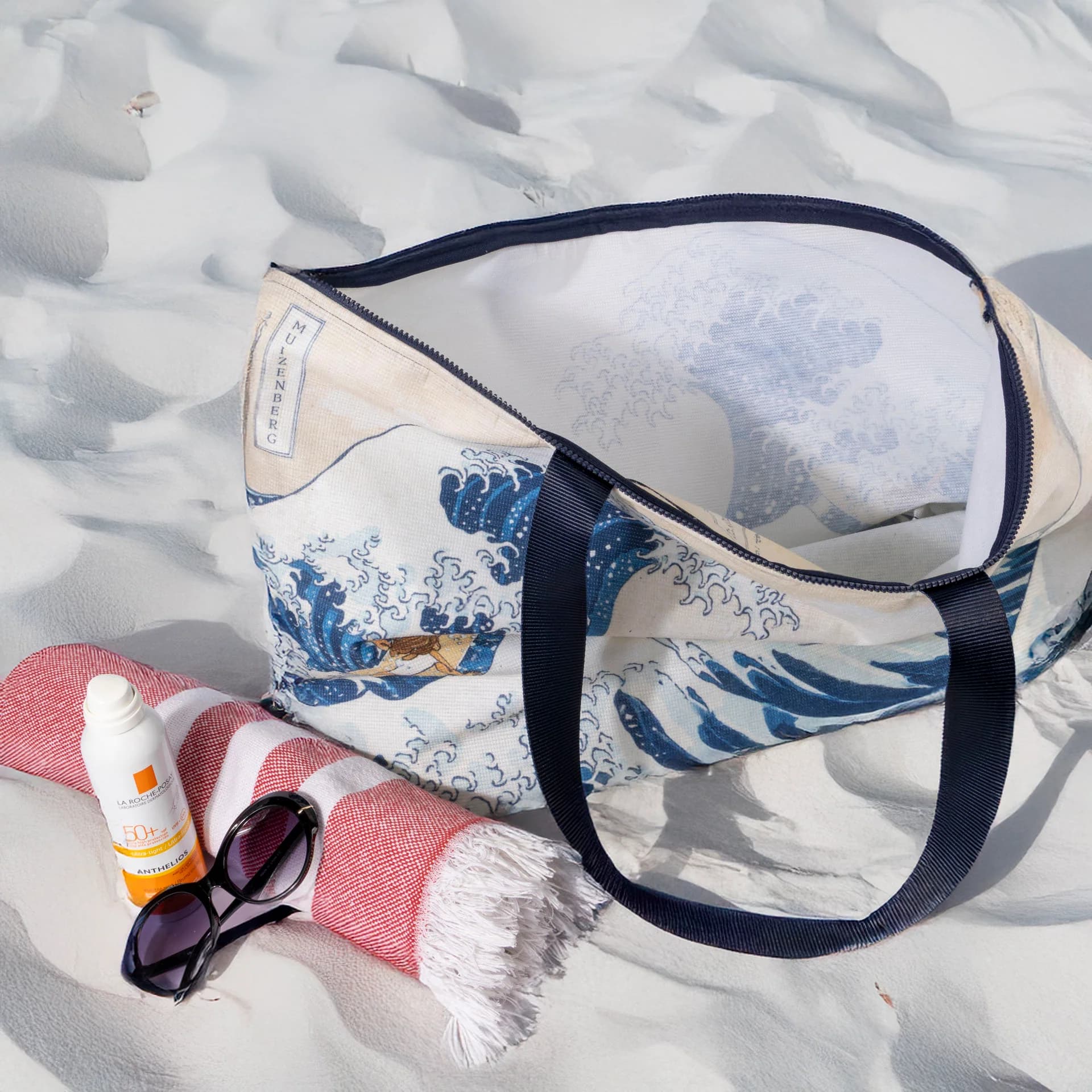 "The Great Wave Off Muizenberg" Beach Bag