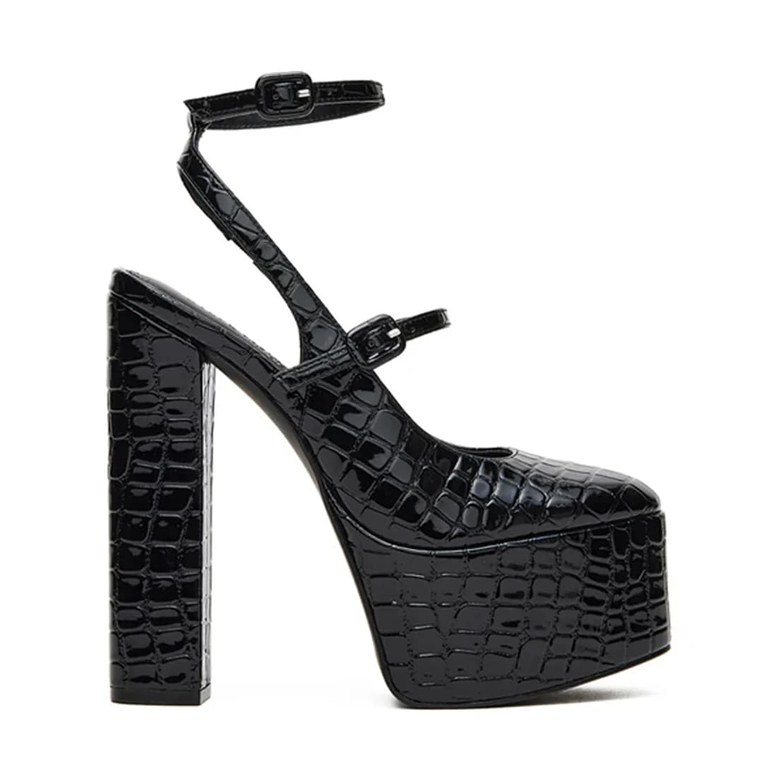 SCOTLYN BLACK CROCODILE