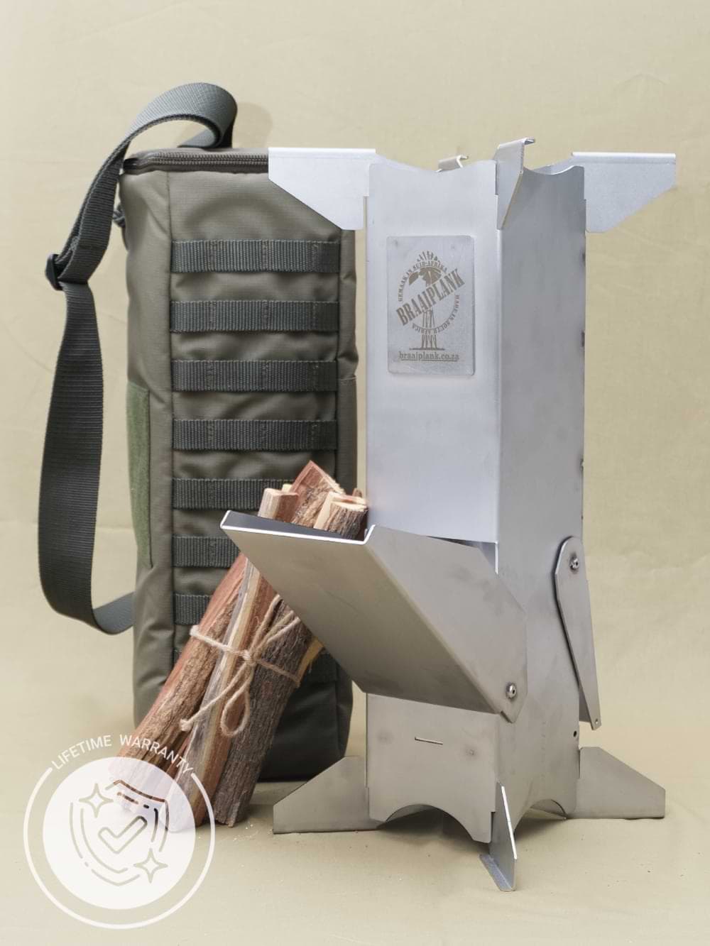 BraaiPlank™ ROCKETSTOVE+ with Carry Bag