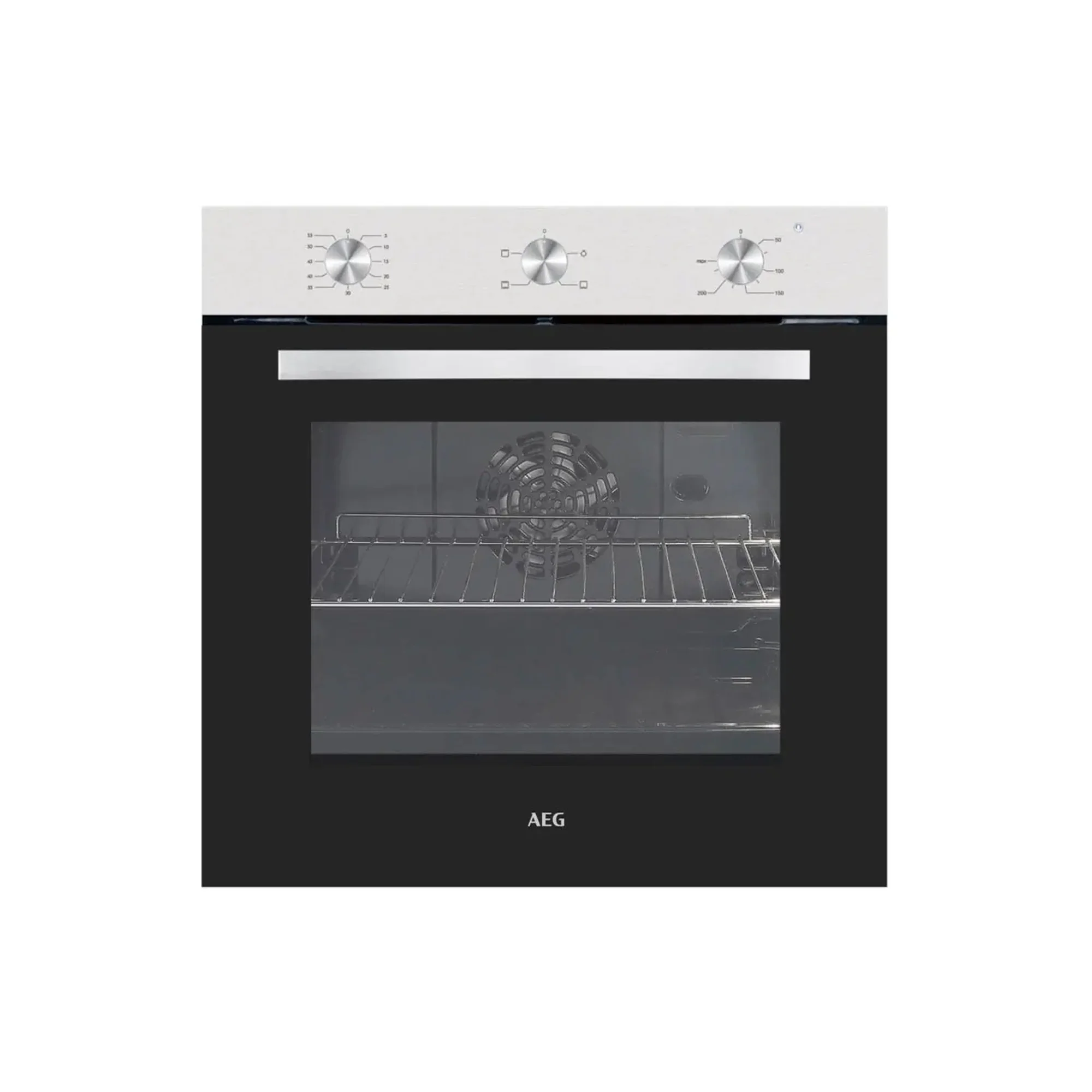 AEG 60cm Multifunction Fan Built-In Oven Black