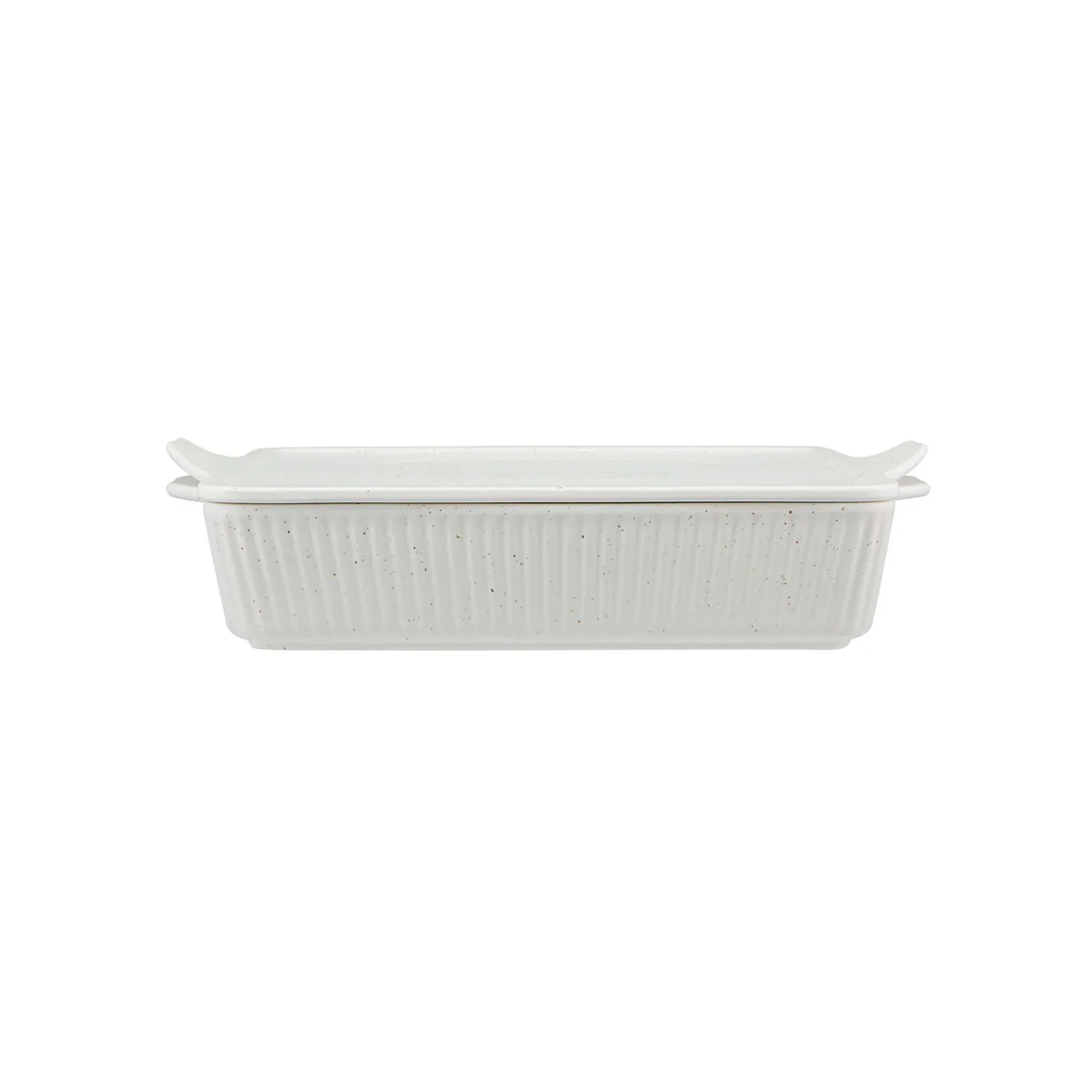 Maxwell & Williams Speckle Rectangular Baker With Tray Cream