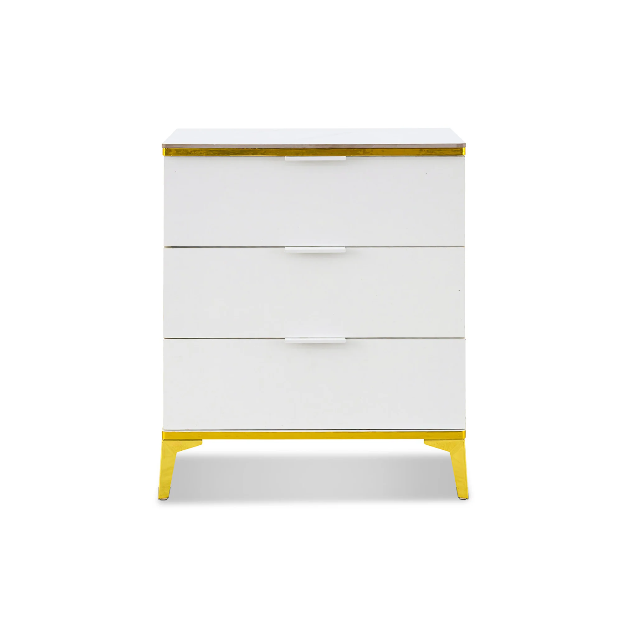 Modern 3 Drawer Chest of Drawers White