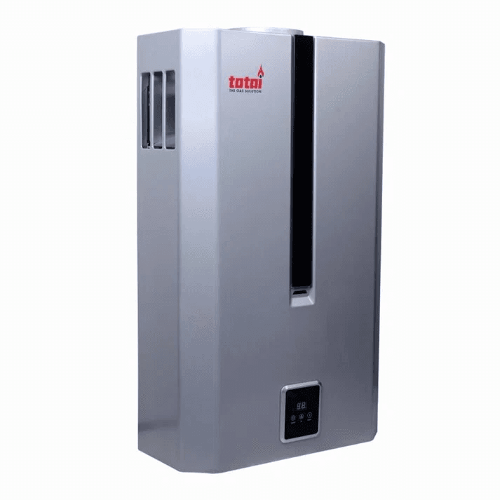 Totai 12L Battery Ignition Constant Temperature Gas Water Heater Silver