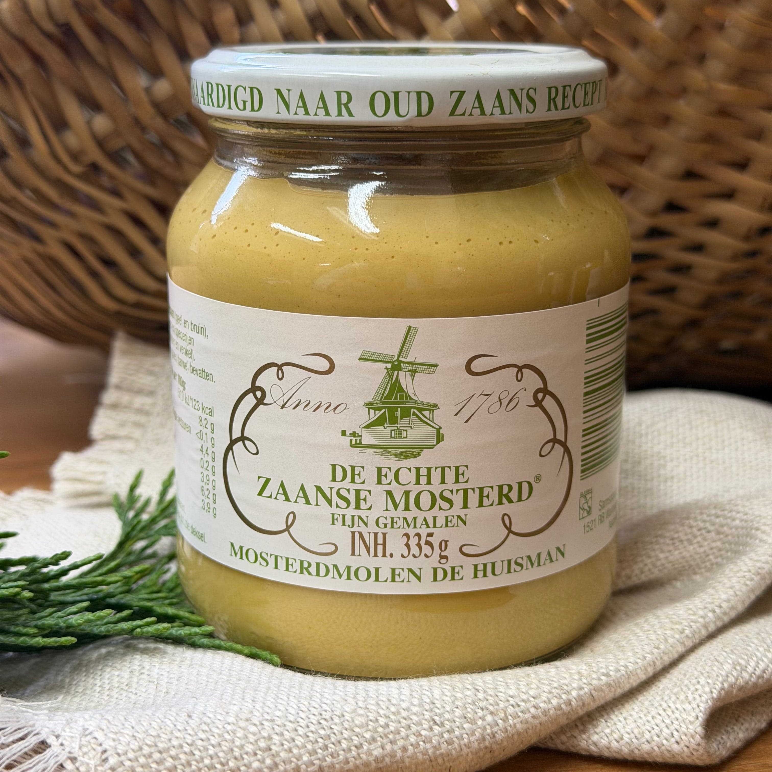 Huisman Zaanse Mosterd Fijn Gemalen (Smooth) - 335g