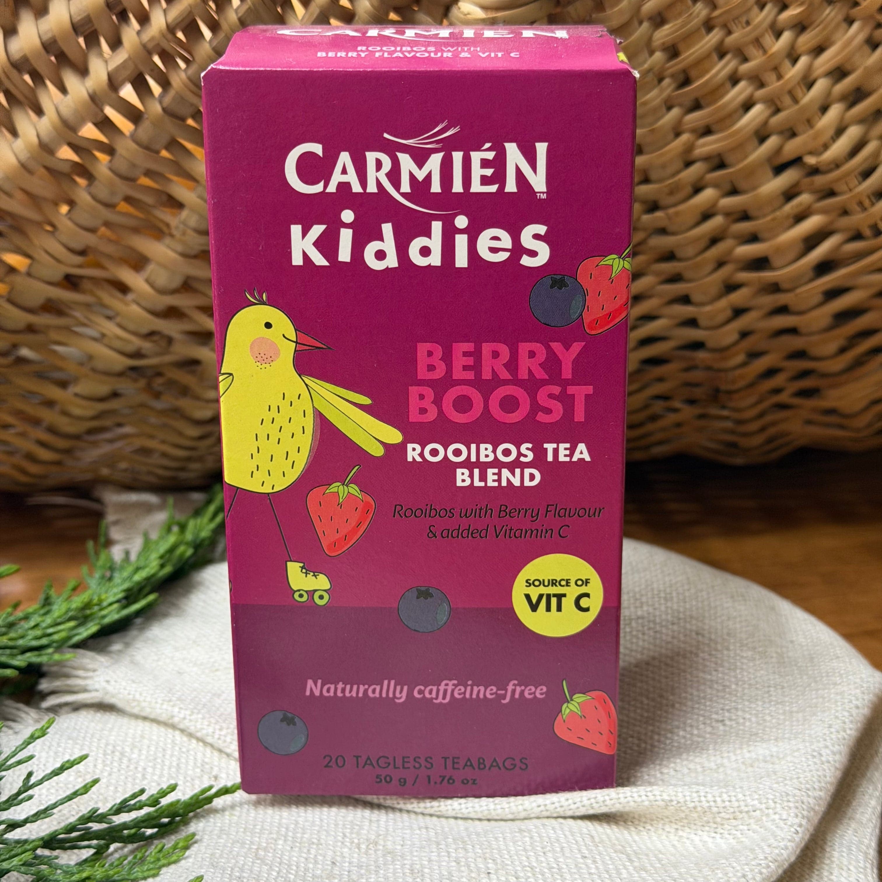 Carmien Kiddies Berry Boost Rooibos Tea Blend (20 compostable teabags)