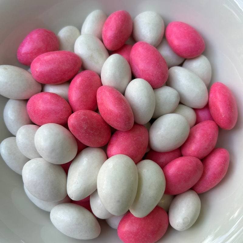 Pink & White Almonds