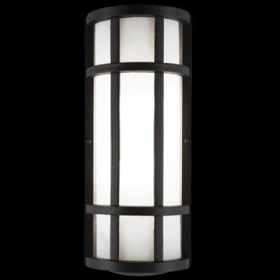 Aluminium Wall Bracket with Frosted Glass