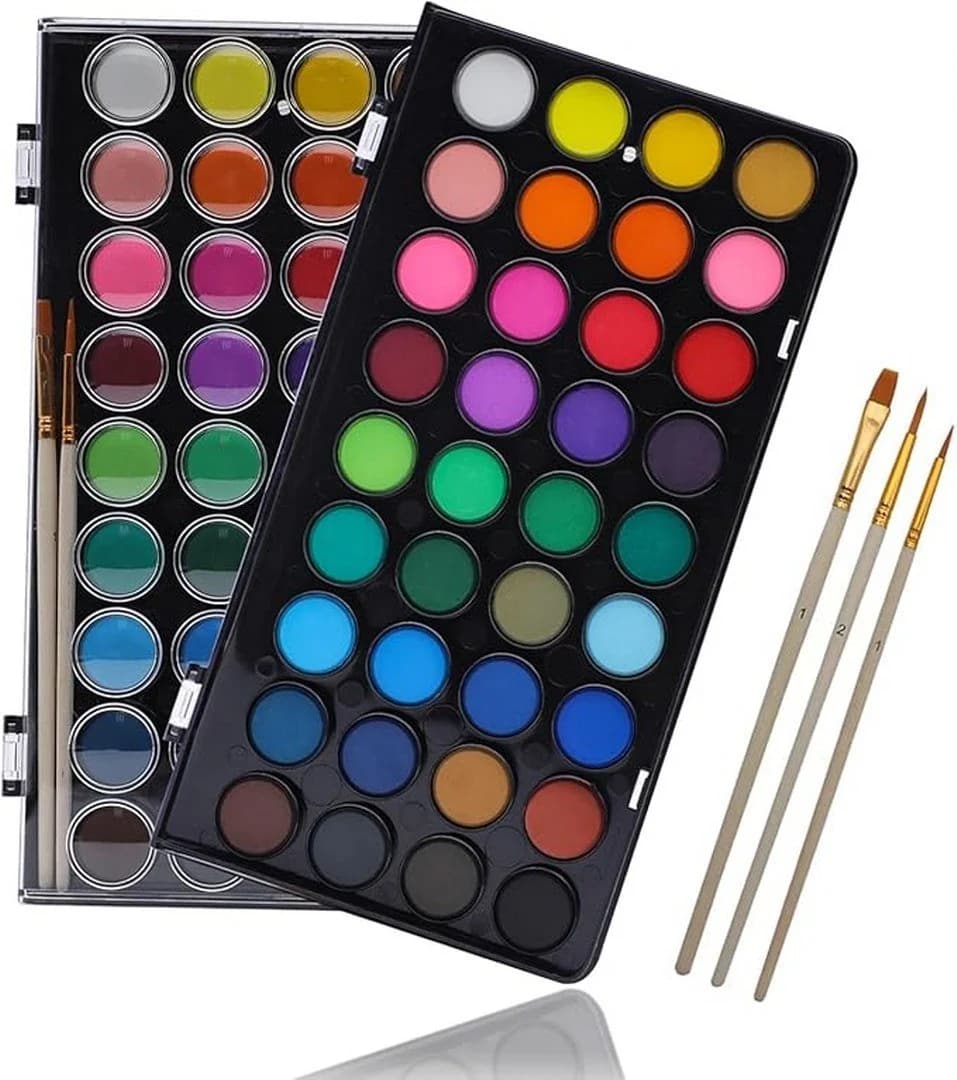 Artecho Watercolour Paint Set in a Plastic Case - Student 36 colour